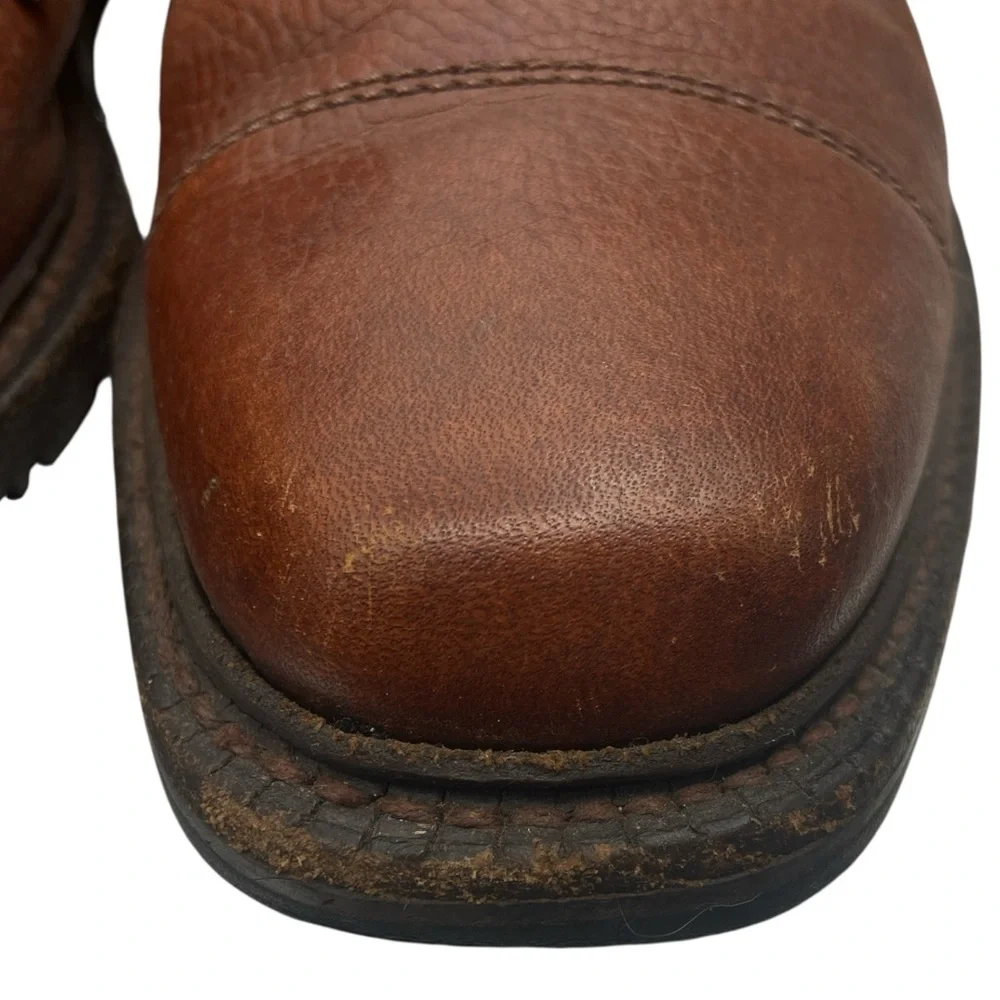 Allen‎ Edmonds Becker Brown Leather Cap Toe Oxfords 10.5 B